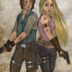 Illustration for article titled Were So Confused By This Disney/emWalking Dead/em Mashup Art